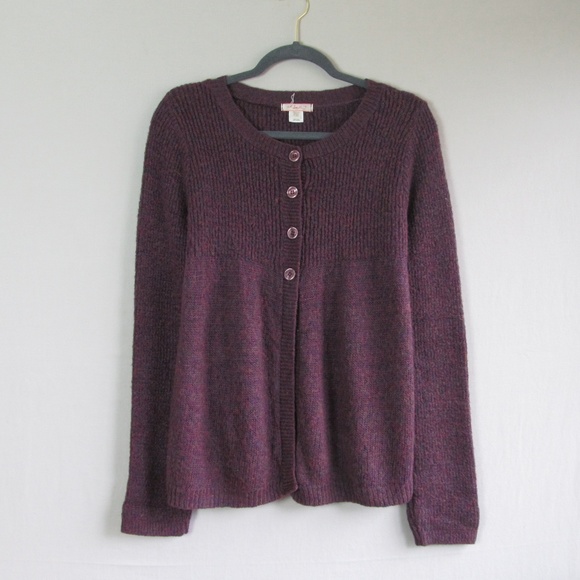 Urban Outfitters Sweaters - Urban Outfitters Luxe purple chunky knit cardigan